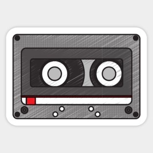 Awesome Mix. Vol. 1 Cassette Tape Retro Vintage Sticker